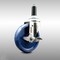 Service Caster 5 Inch 316SS Solid Polyurethane Swivel 1-1/8 Inch Expanding Stem Caster Brake SCC-SS316EX20S514-SPUS-TLB-118 - alternate 1